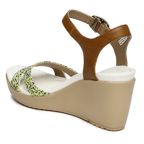 Croc’s Leigh II Ankle Strap Wedge Sandal - Picture 6 of 13